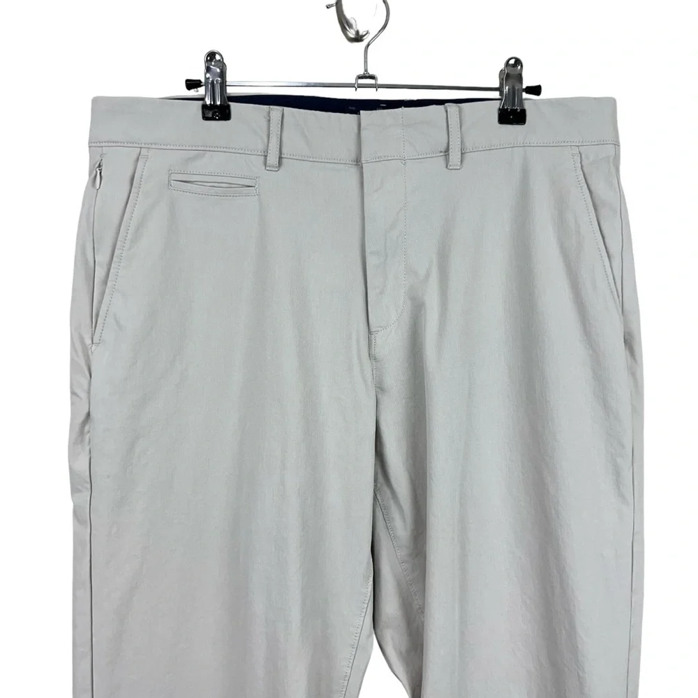 NWOT J. Crew 770 Straight Fit Tech Pants Stone Sz 34 x 32